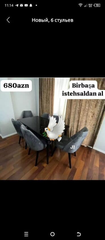 stol qonaq: Masa desti yeni — 1