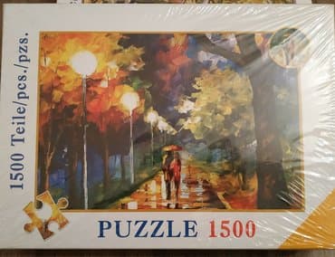 1500 parçalı puzzle Çatdırılma pulsuzdur. Ölçü 61x81 sm