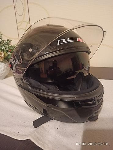 Avtomobil satışı: LS2 modul tipli motosiklet dəbilqəsi - Rəng: qara, parlaq örtük - LS2 — 3