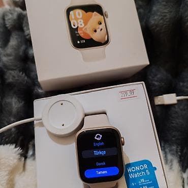 smart watch c002: Yeni, Smart saat, Honor, Sensor ekran, rəng - Qızılı — 2