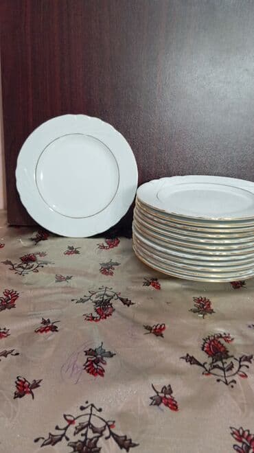 əşya alıram: Nəlbəkilər, rəng - Ağ, Farfor — 2