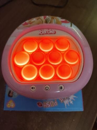 Barbie işıqlı və səsli “Pop It” oyun qurğusu - Rəng: çəhrayı korpus — 2