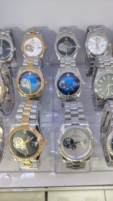 cütlük qolbaq: Yeni, Qol saatı, Rolex, rəng - Mavi — 3