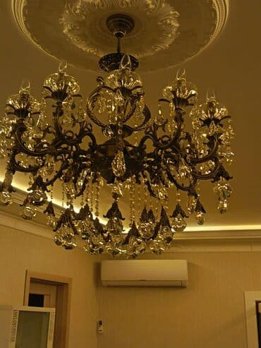 Şamdanlar: Çılçıraq, 10 və daha çox lampa, Metal — 3