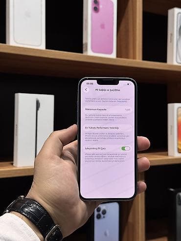 vozol 6 k: IPhone 14, 128 GB, Mavi, Zəmanət, Kredit, Face ID — 3