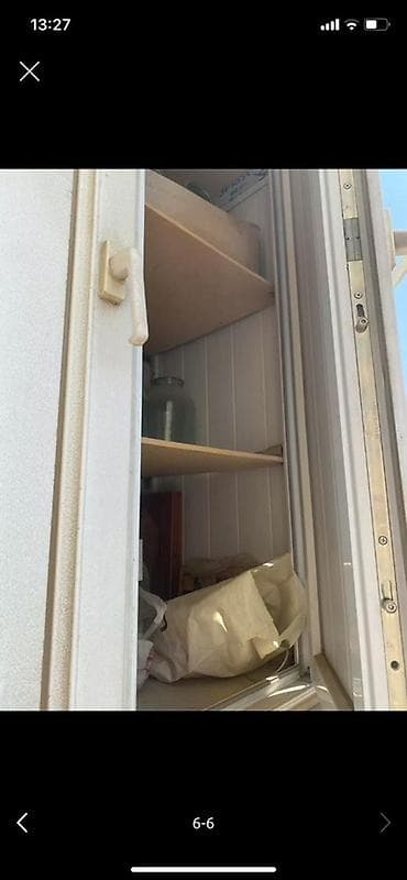 balkon ucun skaflar: Plastik balkon dolabı.Teze kimi — 4