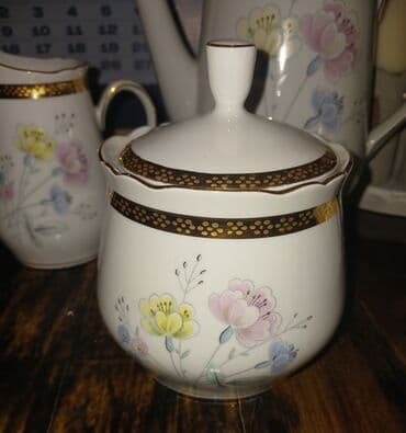 чайный набор: Чайный набор, Фарфор, 5 персон, Германия — 8