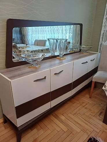 Qonaq otağı üçün, Açılmayan, Dördbucaq masa, 6 stul