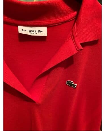 brend qadin geyimleri instagram: Polo köynək, Lacoste, M, rəng - Qırmızı — 2