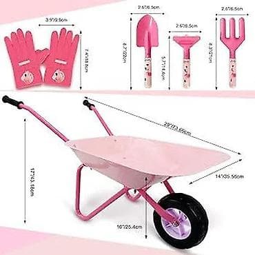 Samovarlar: Uşaq bağça arabası və bağ alətləri dəsti Məhsul: Gardenline — 1