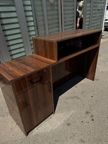 dolab ofis: Mebel növü: Resepsiyon/qarşılama masasəsti - Material: ağac — 1