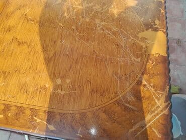 Klassik masa, Açılmayan, Taxta, Dördbucaq masa