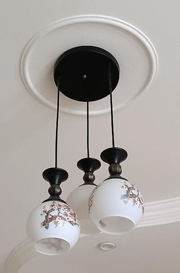 listur: Çılçıraq, 3 lampa, Şüşə — 1