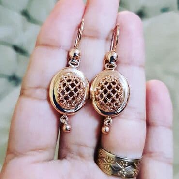 Sırğa, Sarı qızıl, 583 Əyar, 685 g