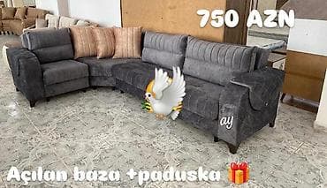 Ev və bağ: Yeni, Künc divan, Divan, Bazalı, Açılan — 1