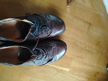 Səndəl və şəp-şüplər: Məhsul: Kişi dəri ayaqqabısı (bağlı, gündəlik) - Material: təbii dəri — 7