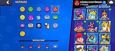 Ovçuluq və balıqçılıq: Brawl Stars hesabı – yüksək səviyyəli, zəngin kolleksiya Ümumi — 8