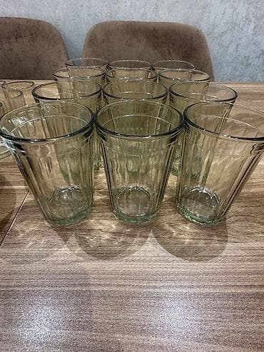 Stəkanlar, rəng - Boz, Şüşə