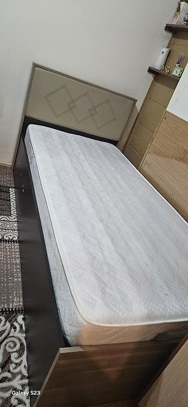 carpayi olculeri: İşlənmiş, Təknəfərlik çarpayı, Bazalı, Matras ilə, Siyirməsiz — 1