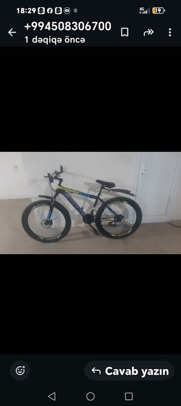 3 yaşdan yuxarı uşaqlar ucun velosipedlər: Şəhər velosipedi Velocruz, 26" — 1