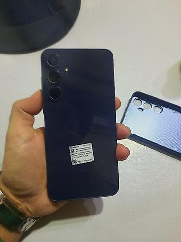 Samsung Galaxy A55, 256 GB, rəng - Qara, Zəmanət, Sensor, Barmaq izi