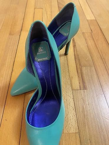 təbii daşlardan sırğalar: BASCONI Orijinal Dəri Ayaqqabı – Firuzəyi/Mint (37 Ölçü) – Mükəmməl — 2