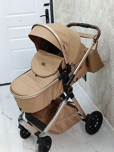 uşaq üçün ev: Uşaq arabası – premium sinif, bej/Kidilo firması 90man ideal — 1