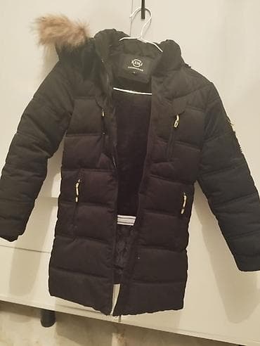 Uşaq üçün qışlıq puff mont - Rəng: qara Əla vəziyyetde 9-10 yas oglan