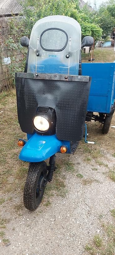 3 tekerlekli motor: Yükdaşıma üçün üçtəkərli moto muravey satilir tacili - Rəng: mavi - — 2