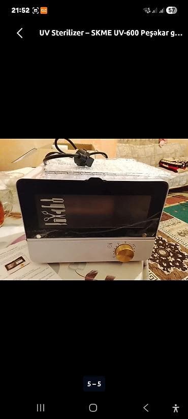 uvç aparatı: UV sterilizator qurğusu – SKME UV-600 - Təyinat: bərbərxana, peşəkar — 4