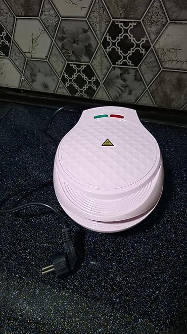 popqorum aparatı: Cookplus vafli bişirən aparatı - Rəng: açıq çəhrayı gövdə - Üst — 1
