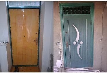 Mənzil üçün İşlənmiş Giriş qapısı 90x200 sm Çərçivə ilə, Zəmanətsiz, Ünvandan götürmə