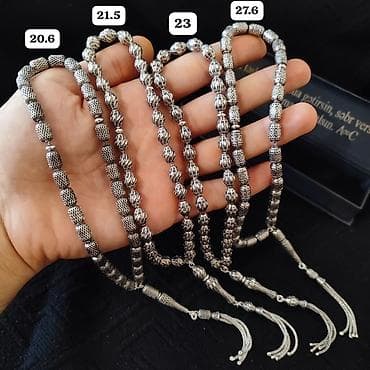 Aksesuarlar: Gümüş təsbeh kolleksiyası Qram- 9.5 AzN - Material: 925 ayar gümüş — 7