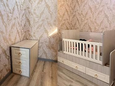 👶 Uşaq beşiyi və işkaf satılır! ✨ Heç istifadə edilməyib, yenidir 💰 — 1