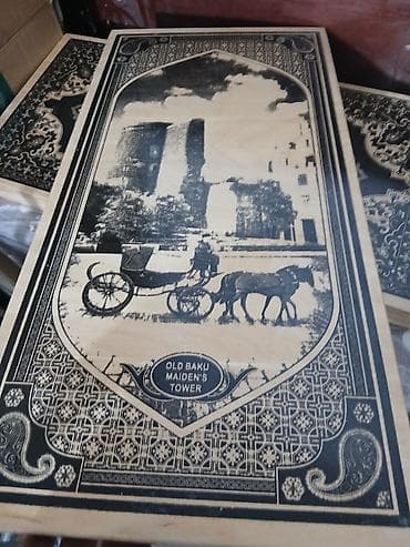 suse uzerinde sekil: 3 azn das ve zerler Məhsul: Oyma naxışlı taxta dama/şahmat lövhələri — 2