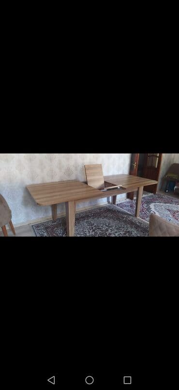 Masalar: Qonaq masası, İşlənmiş, Açılan, MDF, Dördbucaq masa — 4