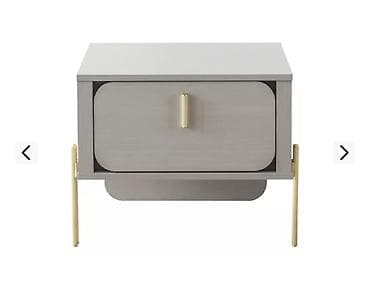 konsol masa: Məhsul: Modern tərz tumbə/yataq otağı üçün komod - Rəng: Açıq boz — 1