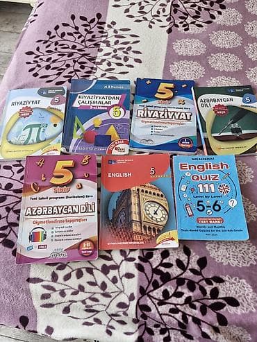 5-ci sinif üçün dərs vəsaitləri və qiymətləndirmə kitabları dəsti - — 2