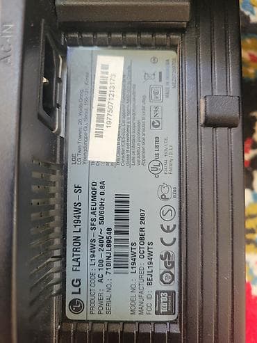 15.6 slim 40 pin: NAXCIVAN ELANI LG Flatron L194WS-SF LCD monitor - Ekran: 19 düym — 2