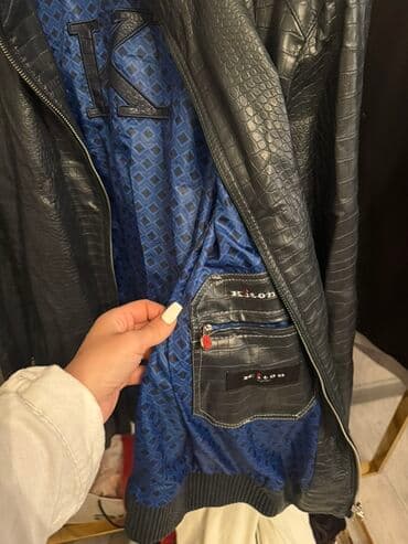 dəri zamşa kişi gödəkçəsi: Kurtka, Dəri, Payız, 6XL (EU 52) — 7