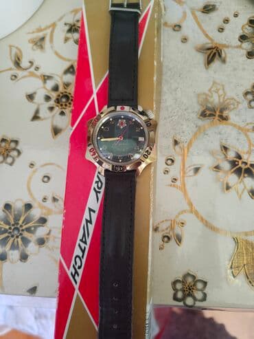 novomin ne ucundur: Qol saatı, Vostok, rəng - Qara — 1