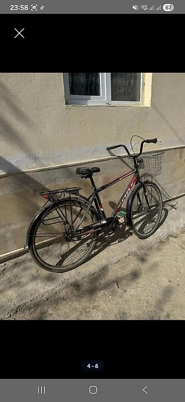 Velosiped ehtiyyat hissələri: Şəhər velosipedi Stels, 28", sürətlərin sayı: 1 — 4