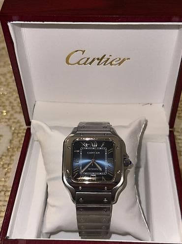 elektron saat: Qol saatı, Cartier, rəng - Yaşıl — 2