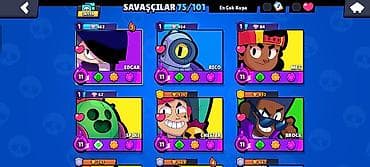 Profillər, şvellerlər: Brawl Stars hesabı – yüksək inkişaf etmiş profil - Kupa yolu: 26,599 — 2