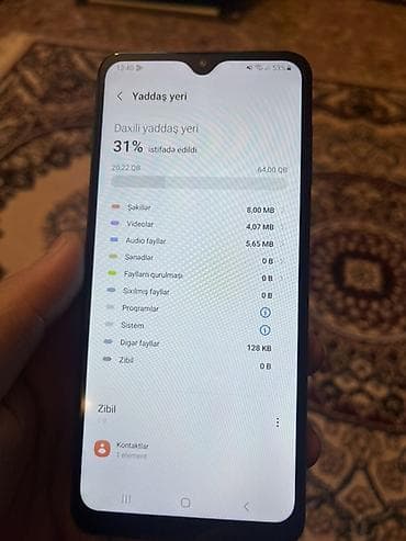 a41 ekran: Samsung Galaxy A12, 64 GB, rəng - Mavi — 4