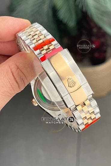 Kişi geyimləri: Qol saatı, Rolex, rəng - Boz — 2