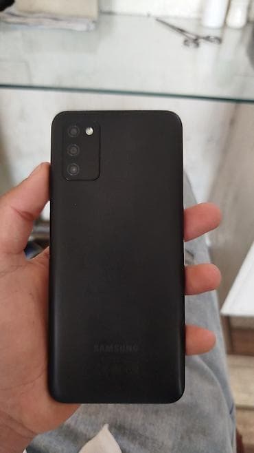 Samsung Galaxy A03s, 32 GB, rəng - Qara, Barmaq izi