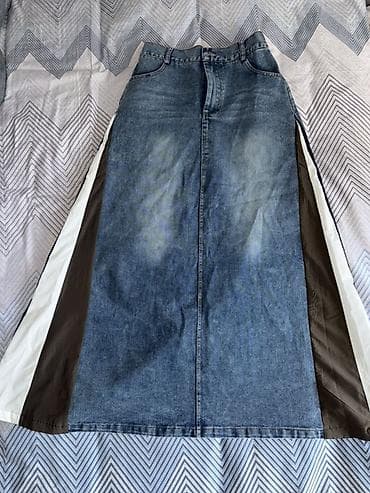 palt: Hər biri 10 Azn 1) Açıq mavi cins şalvar – S/M bədən 2) Qara cins — 4