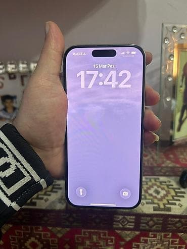barter ayfon: IPhone 15 Pro, 128 GB, Natural Titanium, Face ID — 4