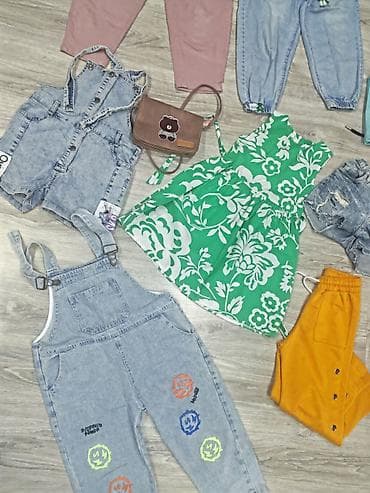 usaq paltarı: Uşaq geyimləri dəsti – qız üçün qarışıq modellər Dəstəkdə olan — 4